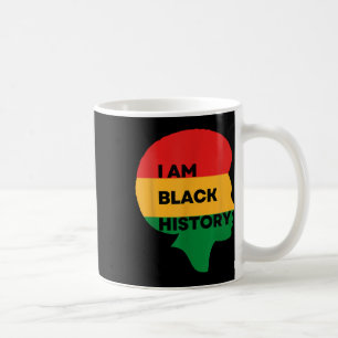 Taza De Café Soy Historia Negra, Mes De Historia Negra, Orgullo