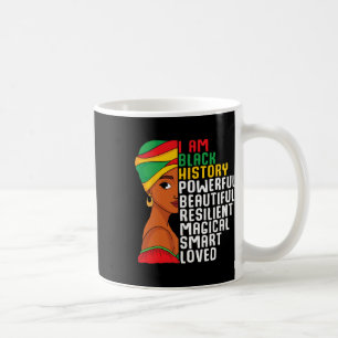 Taza De Café Soy Historia Negra Mujeres Poderosas Niñas Hist Ne