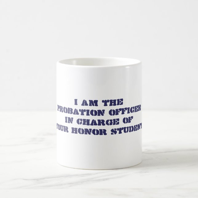Taza De Café Soy honor del ofYour de la carga de OfficerIn del (Centro)