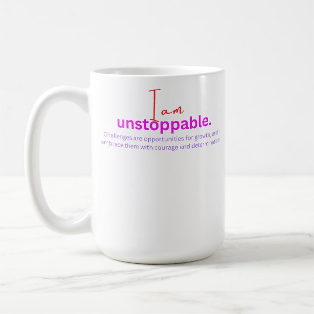 Taza De Café Soy imparable (Izquierda)