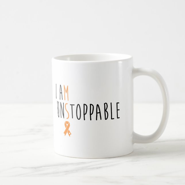 Taza De Café Soy imparable (la esclerosis múltiple) (Derecha)