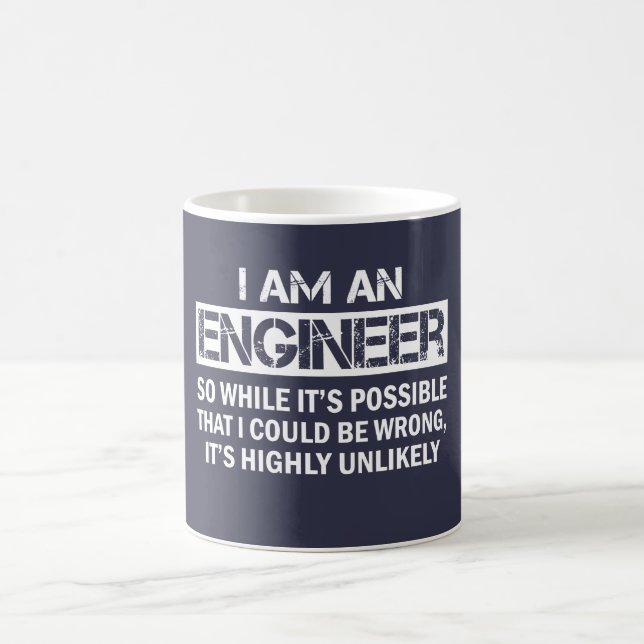 Taza De Café Soy ingeniero (Centro)
