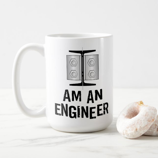 Taza De Café Soy Ingeniero (Con donut)