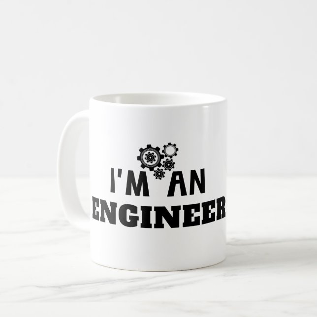 TAZA DE CAFÉ SOY INGENIERO - (Anverso izquierdo)