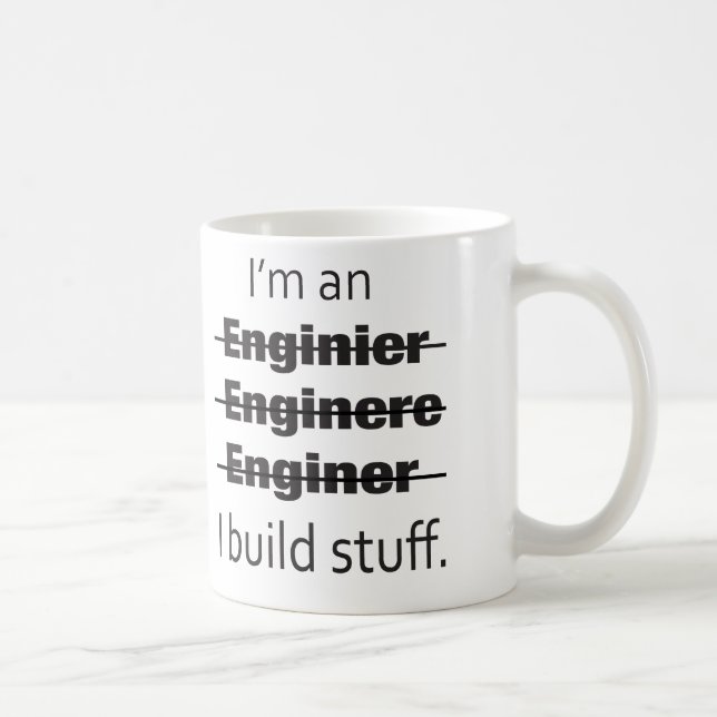 Taza De Café Soy ingeniero Mug (Derecha)