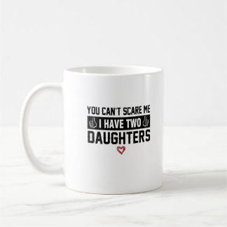 Taza De Café Soy inmune al miedo con dos hijas