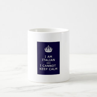 Taza De Café Soy italiano y no puedo guardar calma