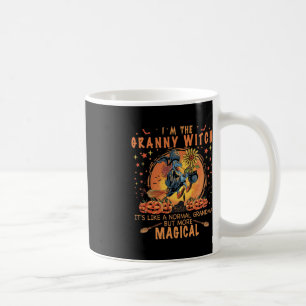 Taza De Café Soy la abuela como una abuela normal Sunflow