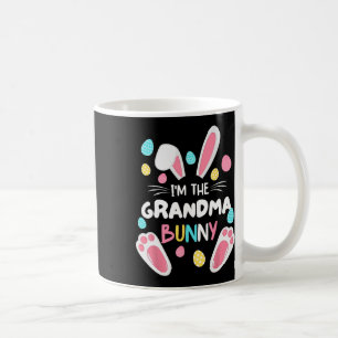 Taza De Café Soy la abuela conejita Fiesta de Pascua de Familia