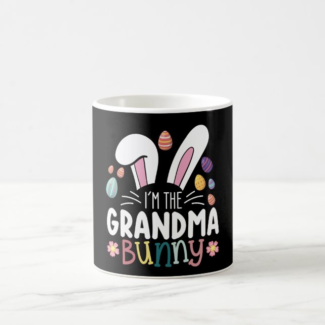 Taza De Café Soy la familia de la abuela Bunny Easter (Centro)