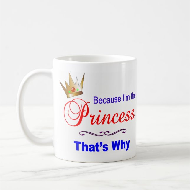 Taza De Café Soy la Princesa (Izquierda)