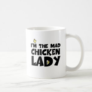 Taza De Café Soy la señora enojada del pollo
