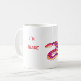 Taza De Café Soy la serpiente rosa