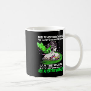 Taza De Café Soy La Tormenta Concienciación Sobre La Salud Ment