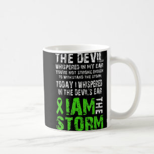 Taza De Café Soy La Tormenta Concienciación Sobre Salud Mental