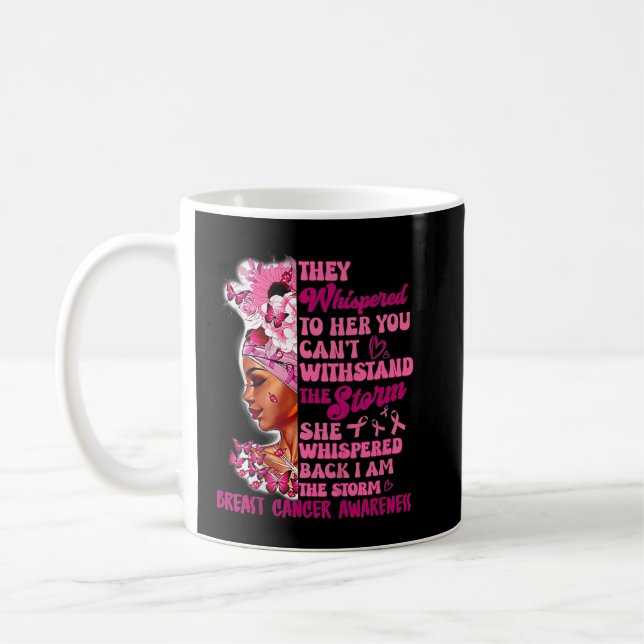 Taza De Café Soy la tormenta, las mujeres negras sobrevivientes (Izquierda)