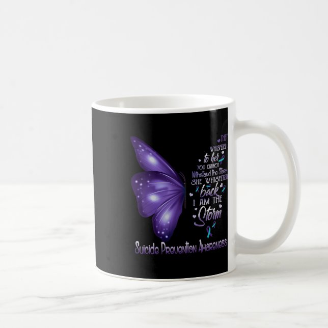 Taza De Café Soy La Tormenta Que Impide La Concienciación Sobre (Derecha)