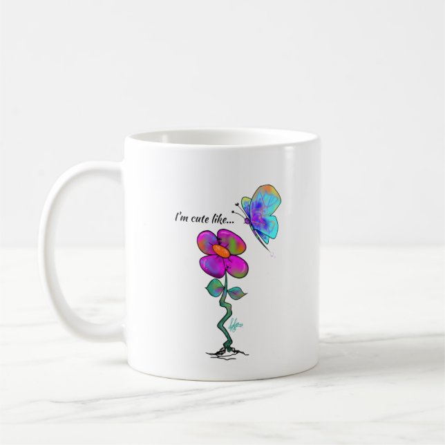 Taza De Café Soy lindo como... (Izquierda)
