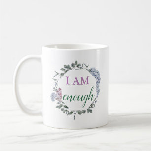 Taza De Café Soy Lo Suficientemente Inspiradora Afirmación