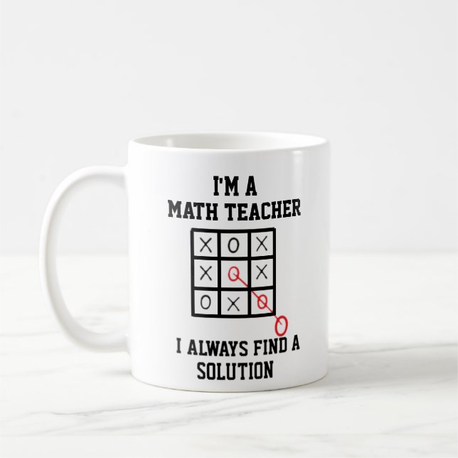 Taza De Café Soy Maestra De Matemáticas Y Siempre Encuentro Una (Izquierda)