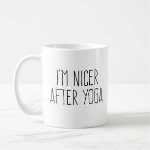 Taza De Café Soy más amable después del yoga