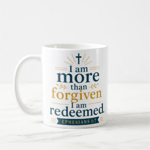 Taza De Café Soy Más Que Perdón Soy Redimido Cita de Gracia