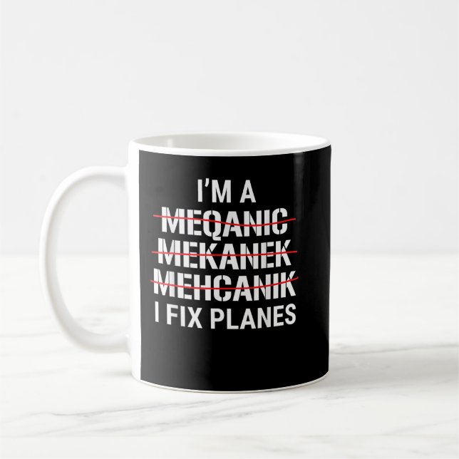 Taza De Café Soy mecánico (Izquierda)