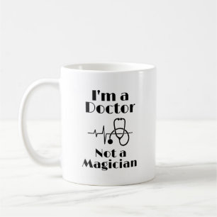 Taza De Café Soy Médica, no mago