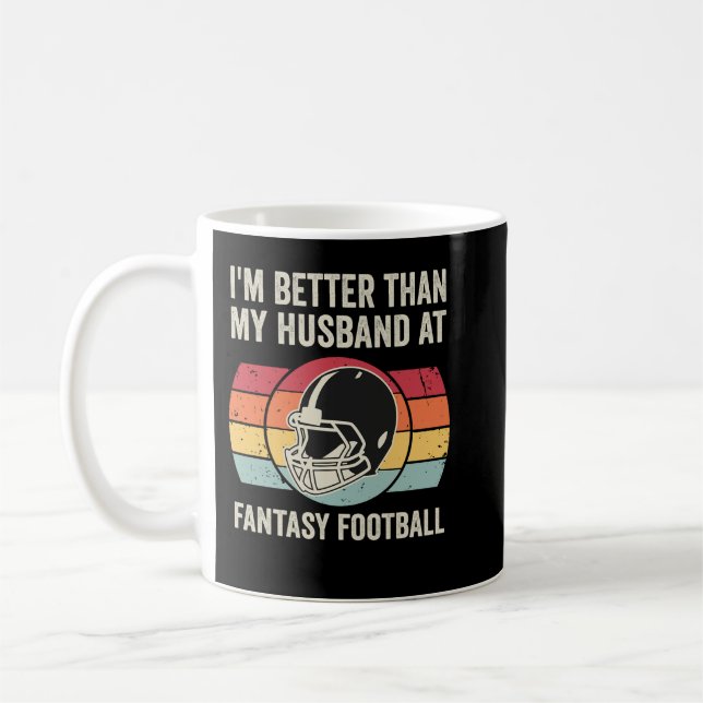 Taza De Café Soy Mejor Que Mi Marido En Fantasía (Izquierda)