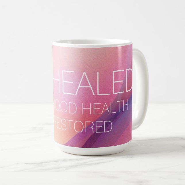 TAZA DE CAFÉ SOY MUG SALUDABLE (Anverso derecho)
