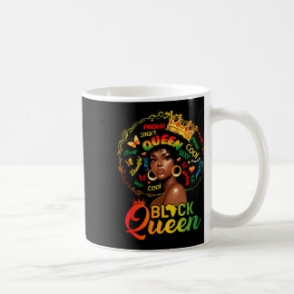 Taza De Café Soy mujer del mes de la historia negra chica afro 