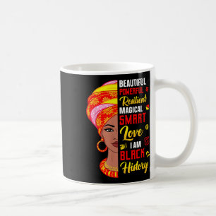 Taza De Café Soy Mujeres de la Historia Negra Mes de la Histori