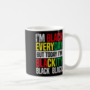 Taza De Café Soy negro afroamericano