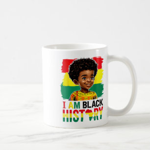 Taza De Café Soy Negro Historia Chicos Hombres Patrióticos Amer