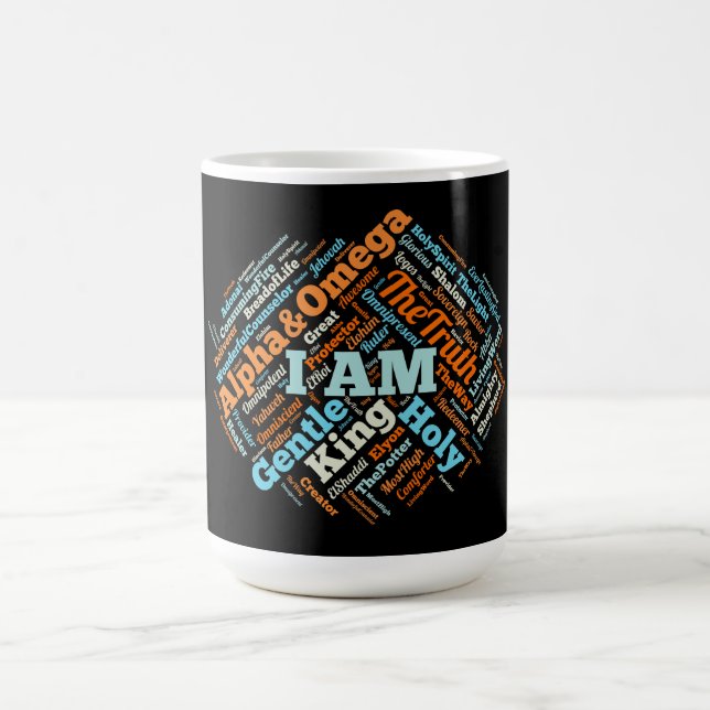 Taza De Café Soy [Nombres de Dios] Mug (Centro)