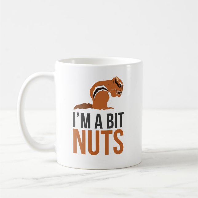 Taza De Café Soy nueces de un pedazo - ardilla, ardillas rojas, (Izquierda)