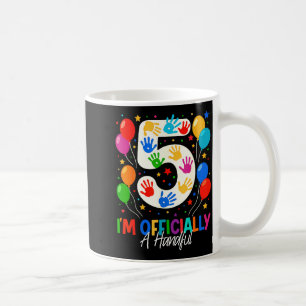 Taza De Café Soy Oficialmente Un Puñado Cinco Cumpleaños De 5 A