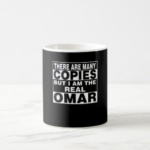 Taza De Café Soy Omar Gracioso Diversión Personal Personalizad