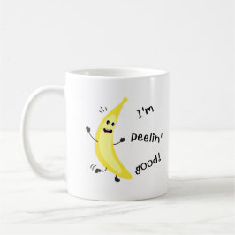 Taza De Café ¡Soy Peelin' Good! - Funny Fruit Pun