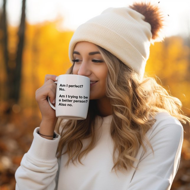 Taza De Café Soy Perfecto Divertido Sarcástico Personalizado (Subido por el creador)