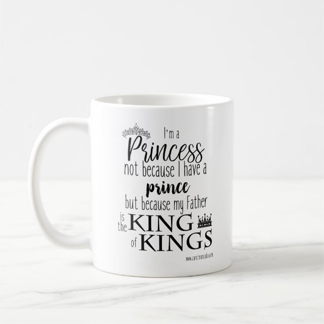 Taza De Café Soy princesa Mug (Izquierda)