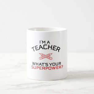 Taza De Café ¿Soy profesor, cuál soy su superpotencia?