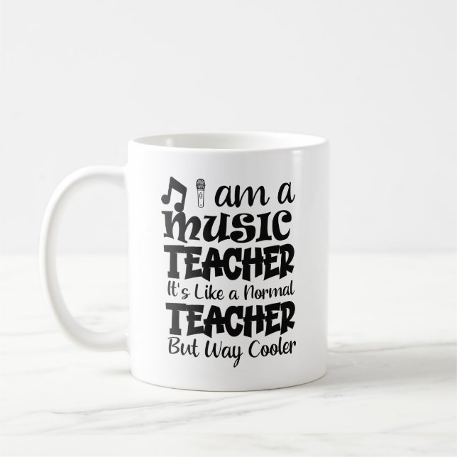 Taza De Café Soy profesor de música de Guay (Izquierda)