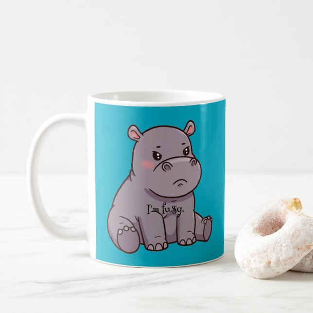 Taza De Café Soy quisquilloso (Con donut)