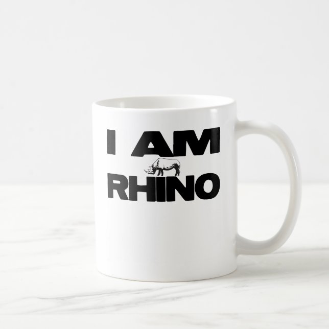 TAZA DE CAFÉ SOY RINOCERONTE (Derecha)