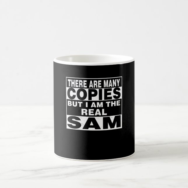 Taza De Café Soy Sam Funny Diversión Personal Personalizada (Centro)