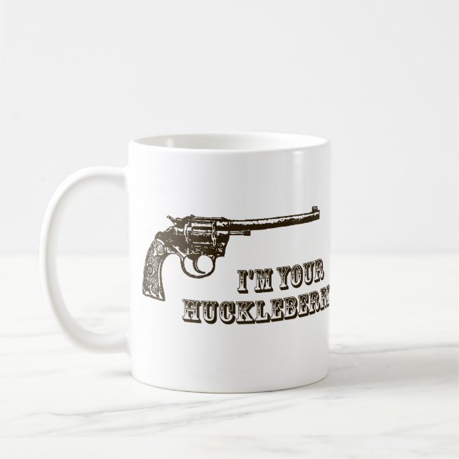 Taza De Café Soy su arma occidental del arándano (Izquierda)