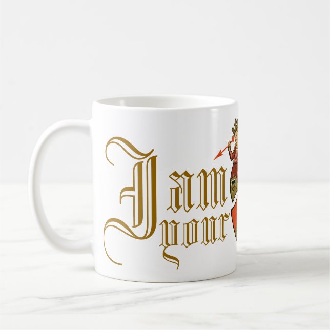 Taza De Café Soy su escritura de la reina (Izquierda)