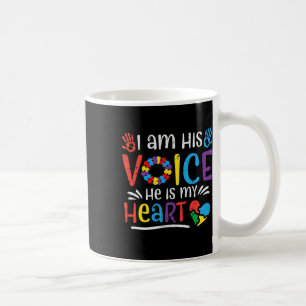 Taza De Café Soy Su Voz, Es Mi Conciencia Del Autismo Del Coraz