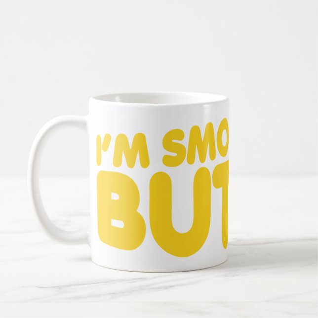 Taza De Café Soy suave como la mantequilla (Izquierda)
